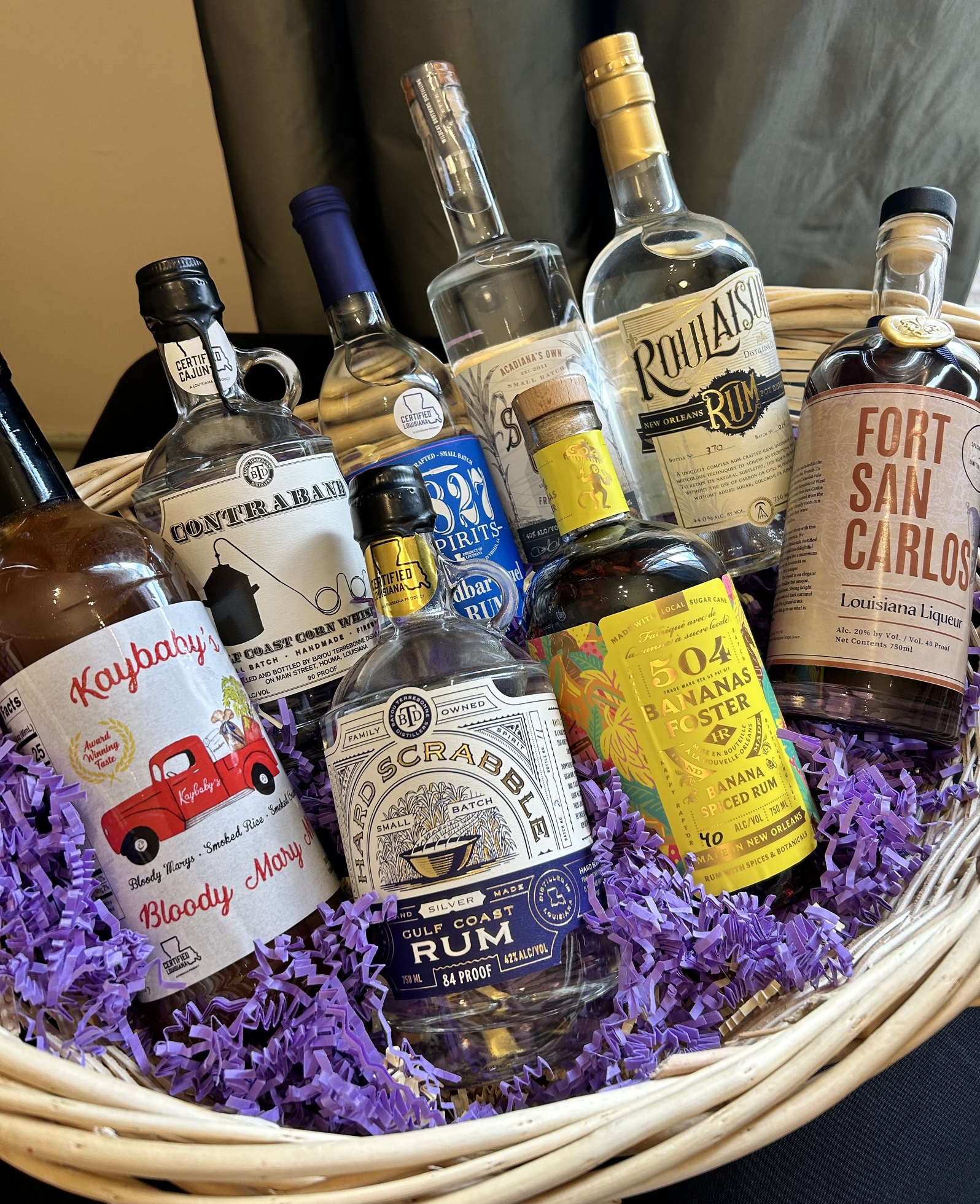 Liquor Basket Spirits of Louisiana